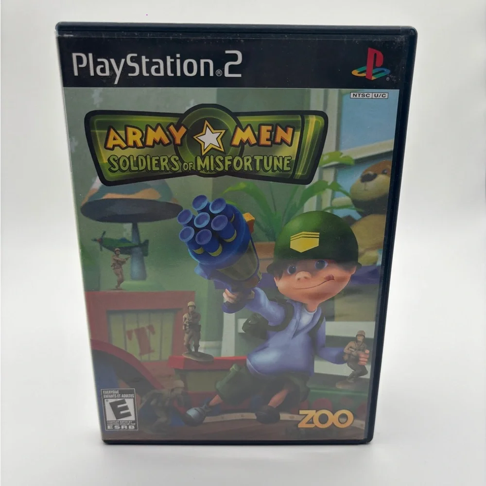 Sony PlayStation 2 Army Men: Soldiers of Misfortune - Green and Blue